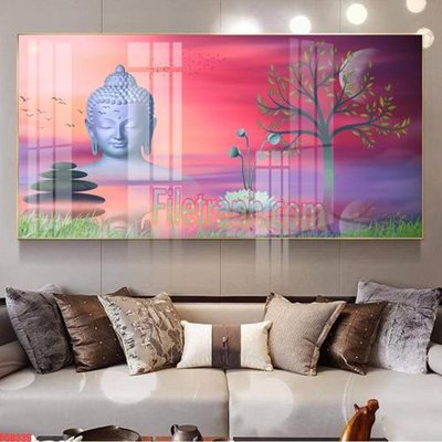 File tranh trang trí File tranh phật giáo 5D P5D335 (tải file gốc)