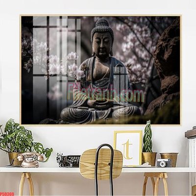 Hình ảnh file gốc File tranh phật giáo 5D P5D369 cho in UV