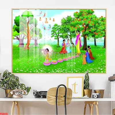 File gốc File tranh phật giáo 5D P5D415 (chuẩn màu) cho in offset