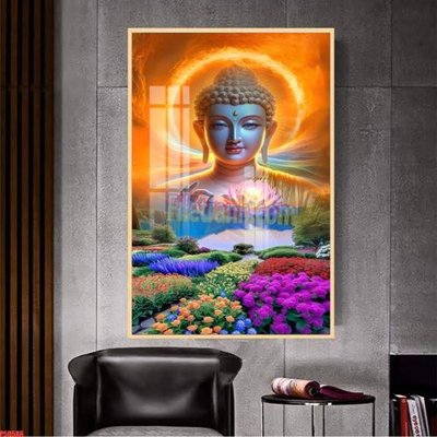 File tranh File tranh phật giáo 5D P5D586 (bản gốc) in lụa dán tường