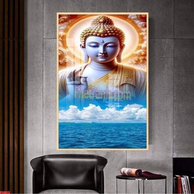 File in trần File tranh phật giáo 5D P5D613 (file gốc) chủ đề vũ trụ