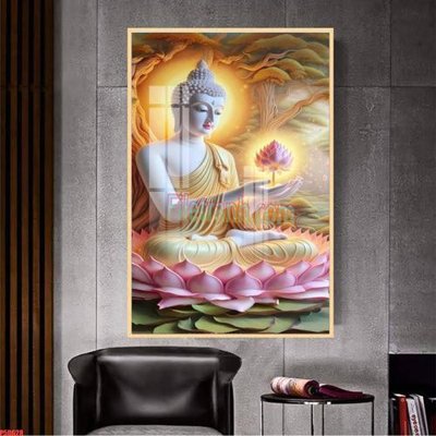 File in trần File tranh phật giáo 5D P5D628 (bản gốc) bầu trời