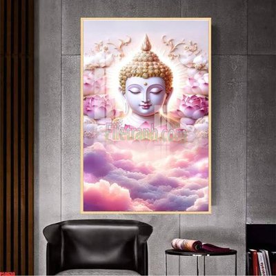 File gốc File tranh phật giáo 5D P5D630 (in lụa) tranh mã đáo