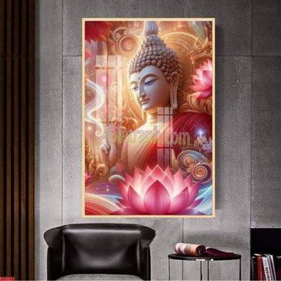 File tranh PSD File tranh phật giáo 5D P5D631 chất lượng cao