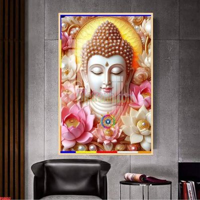 File in trần File tranh phật giáo 5D P5D652 (bản gốc) đại dương