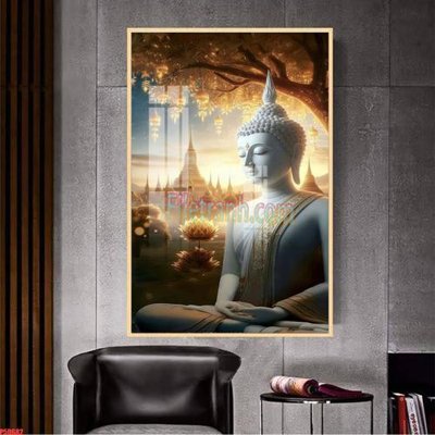 File tranh File tranh phật giáo 5D P5D682 (gốc) chủ đề thiên nhiên