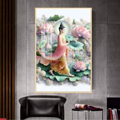 File tranh File tranh phật giáo 5D P5D739 (gốc) in vải canvas