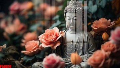 File tranh File tranh phật giáo 5D P5D810 (ảnh gốc) in trần nhà