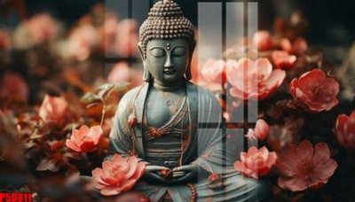 File PSD File tranh phật giáo 5D P5D811 (gốc) nhiều lớp (multi-layer)