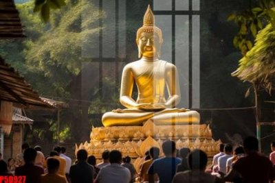 File gốc File tranh phật giáo 5D P5D927 (chủ đề hiện đại) trang trí