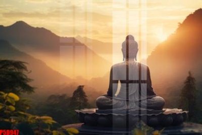 Download file File tranh phật giáo 5D P5D947 (gốc) in mica bàn thờ