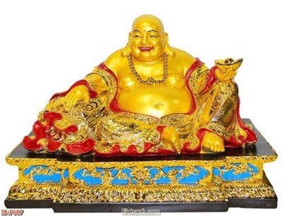 File gốc File phật giáo thần tài P607 (in lụa) họa tiết 3D