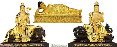 File gốc File phật giáo thần tài P608 (in lụa) tranh phong thủy