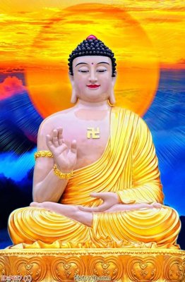 File in trần File phật giáo thần tài P637 (bản gốc) đại dương