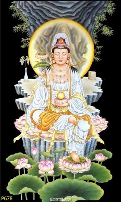 File gốc File phật giáo thần tài P678 (in tráng gương) nghệ thuật