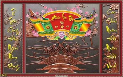 File in trần File phật giáo thần tài P690 (file gốc) phong thủy