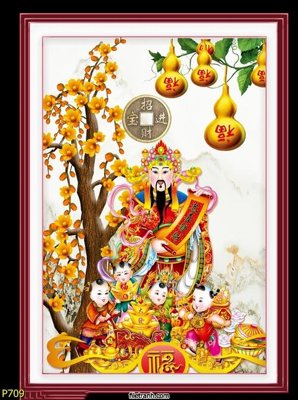 Tải xuống file tranh gốc File phật giáo thần tài P709 (PSD/TIFF)
