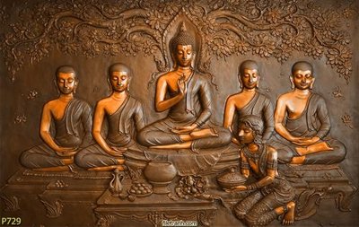 File gốc File phật giáo thần tài P729 (in lụa) cao cấp