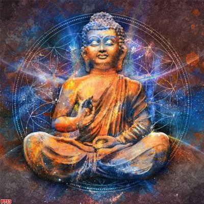 File tranh File tranh phật P753 (bản gốc) trang trí văn phòng