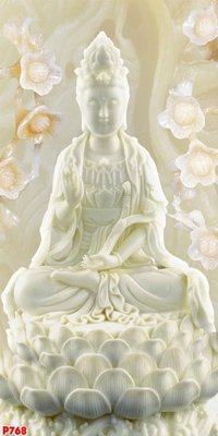 Download file gốc File tranh phật P768 (in lụa) tranh 3D