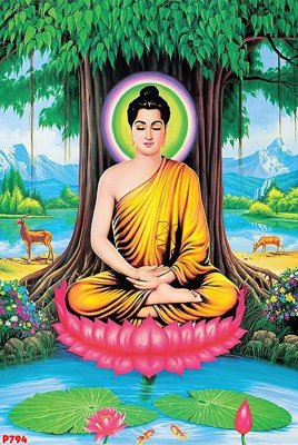 File ảnh File tranh phật P794 (gốc) in quảng cáo ngoài trời
