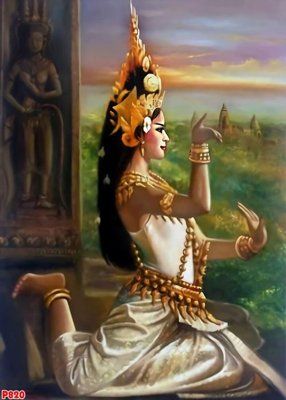 File in trần File tranh phật P820 (bản gốc) hoa văn