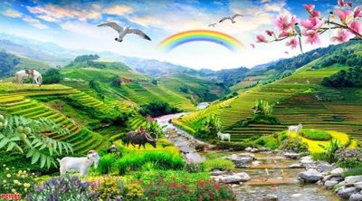 Hình ảnh file gốc File tranh phong cảnh PC1285 (chất lượng cao)