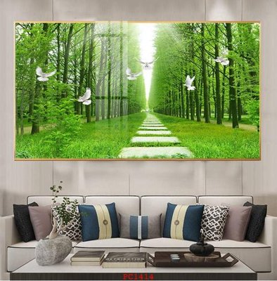File in lụa File tranh phong cảnh thiên nhiên PC1414 (chất lượng cao) File tranh phong cảnh thiên nhiên PC1414