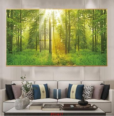 File gốc File tranh phong cảnh thiên nhiên PC1417 (phong cách) tối giản