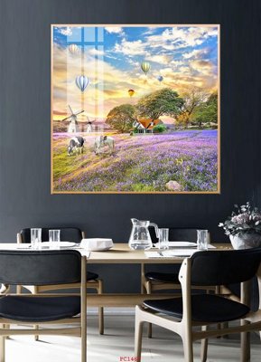 Hình ảnh file gốc in lụa File tranh phong cảnh thiên nhiên PC1467