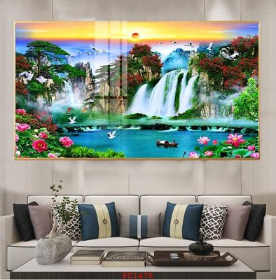 File gốc File tranh phong cảnh thiên nhiên PC1475 (phiên bản chuẩn) để in ấn