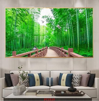 File tranh gốc PSD File tranh phong cảnh thiên nhiên PC1520 còn nguyên layer