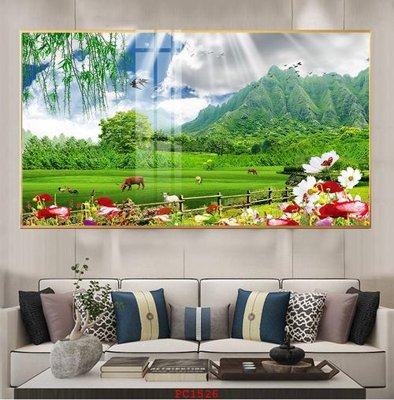 File gốc File tranh phong cảnh thiên nhiên PC1526 (thiết kế) cho in ấn