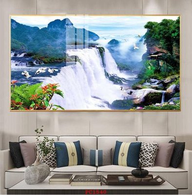 Download file gốc File tranh phong cảnh thiên nhiên PC1540 (in mica) trong suốt