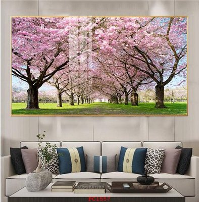 Tải file File tranh phong cảnh thiên nhiên PC1557 (gốc) làm file thiết kế