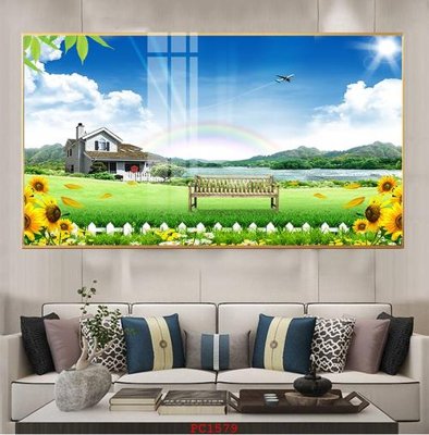 Download file File tranh phong cảnh thiên nhiên PC1579 (gốc) in mica bàn thờ