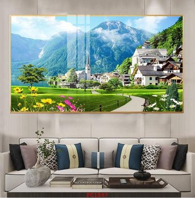 Tải file gốc File tranh phong cảnh thiên nhiên PC1587 (in khổ lớn) không vỡ