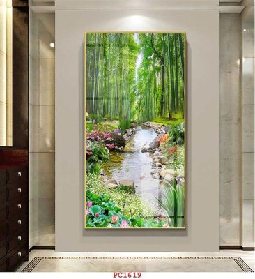 File gốc in tráng gương File tranh phong cảnh thiên nhiên PC1619 chi tiết