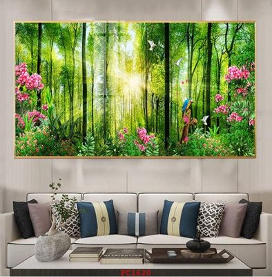 File gốc File tranh phong cảnh thiên nhiên PC1620 (chủ đề hiện đại) trang trí