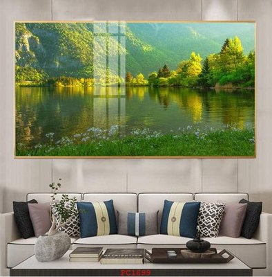 File in trần File tranh phong cảnh thiên nhiên PC1699 (bản gốc) bầu trời