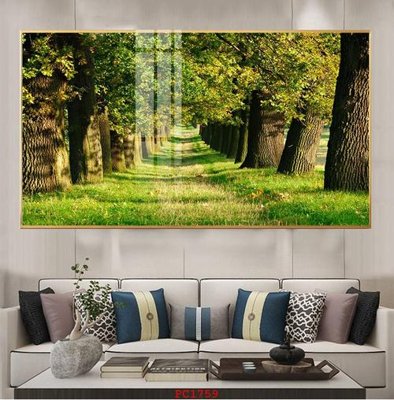 File tranh File tranh phong cảnh thiên nhiên PC1759 (bản gốc) in lụa 3D