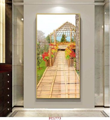 Tải file File tranh phong cảnh thiên nhiên PC1773 (gốc) chủ đề hoa sen