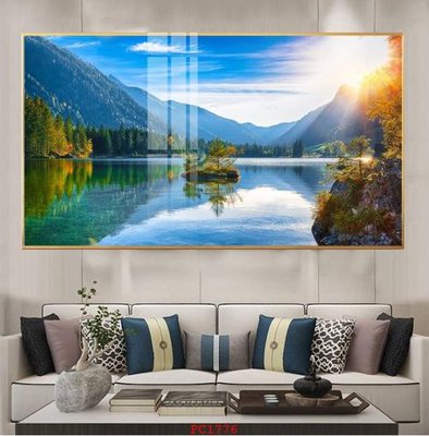 File tranh File tranh phong cảnh thiên nhiên PC1776 (bản gốc) in lụa 3D