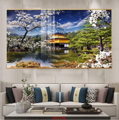 File gốc File tranh phong cảnh thiên nhiên PC1786 (vector) cho in ấn