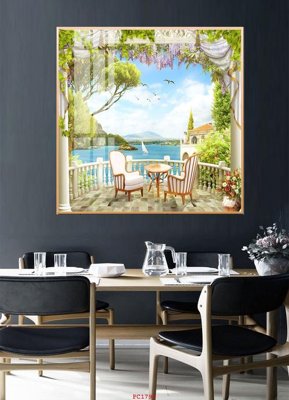 File in ấn File tranh phong cảnh thiên nhiên PC1790 chuyên nghiệp