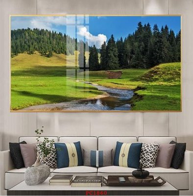 Download file gốc File tranh phong cảnh thiên nhiên PC1860 (in lụa) tranh 3D