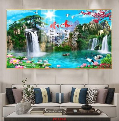 Tải file File tranh phong cảnh thiên nhiên PC1960 (ảnh gốc) in gạch men