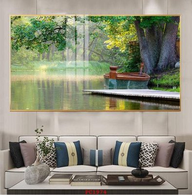 File tranh File tranh phong cảnh thiên nhiên PC1974 (bản gốc) in lụa 3D