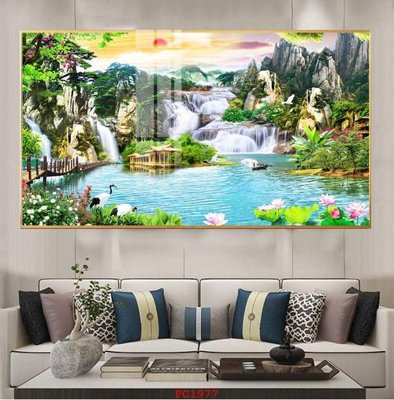 File in mica File tranh phong cảnh thiên nhiên PC1977 (bản gốc) siêu trong