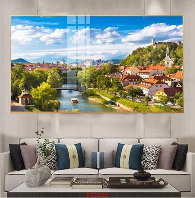 File gốc File tranh phong cảnh thiên nhiên PC2028 (vector) cho in ấn